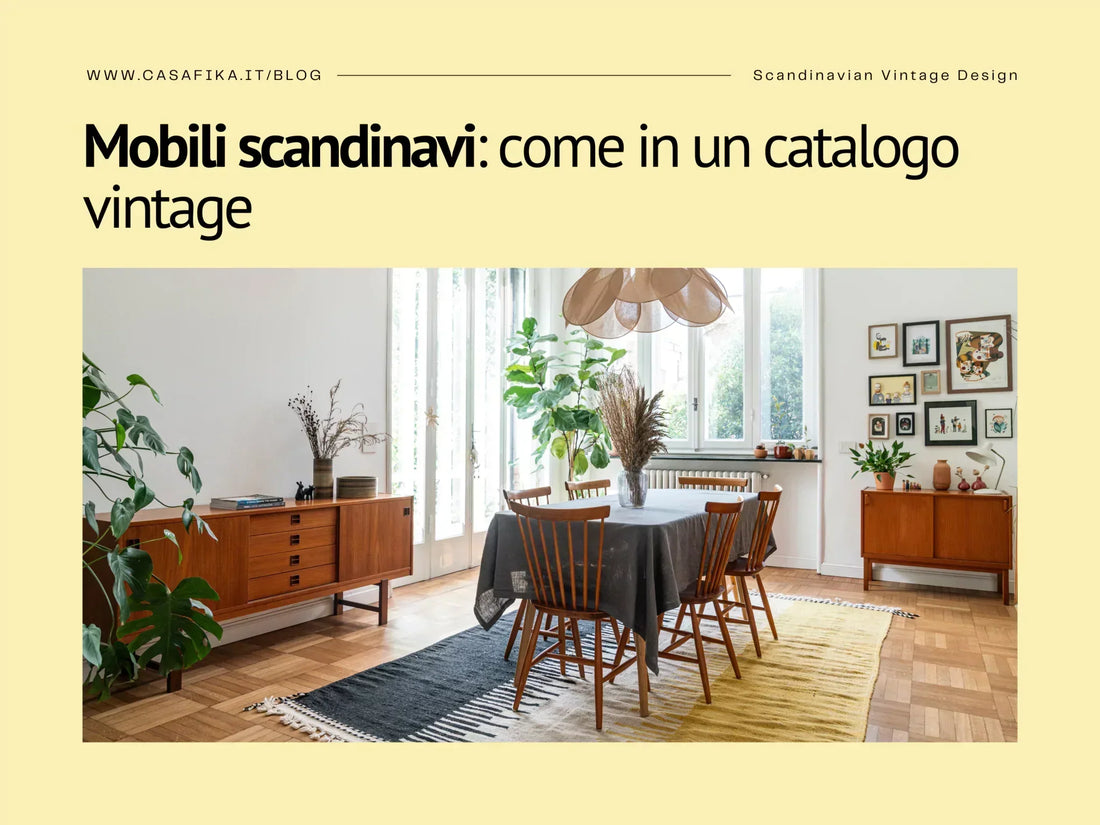 Mobili scandinavi: come in un catalogo vintage