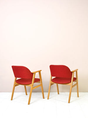 Coppia di poltroncine vintage nordiche 15