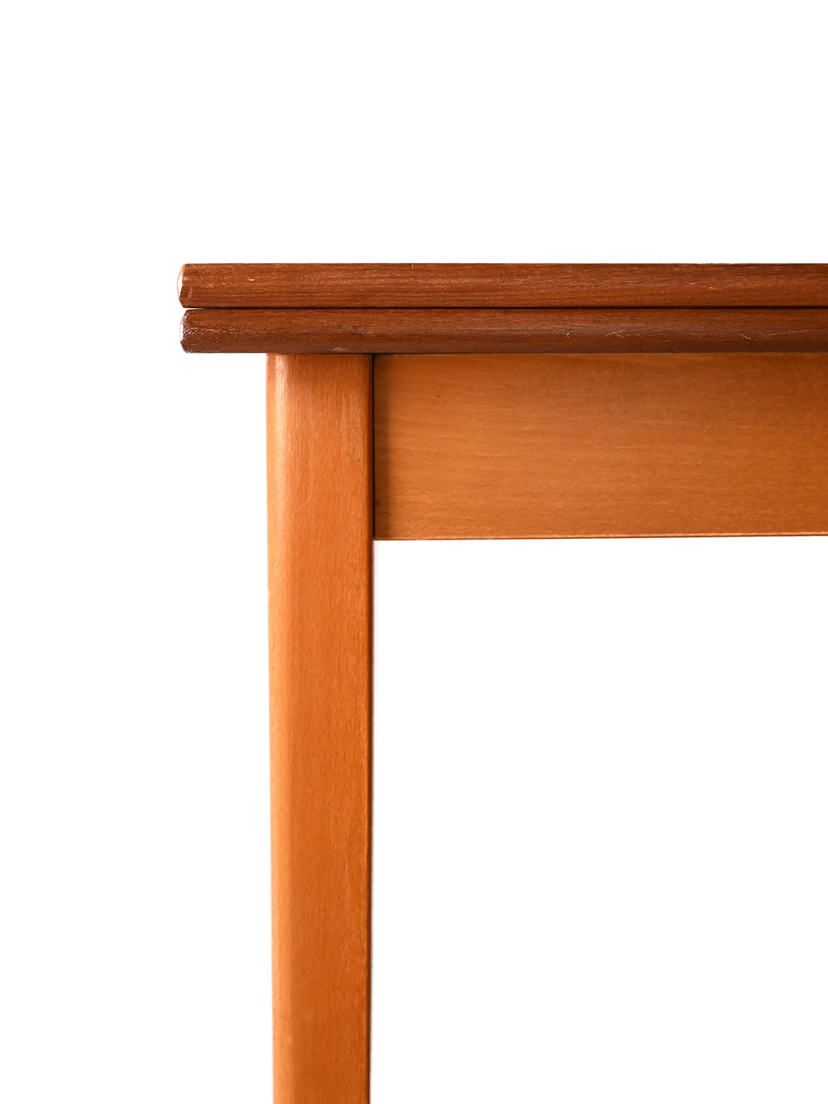 Tavolo scandinavo anni 50 in teak e rovere