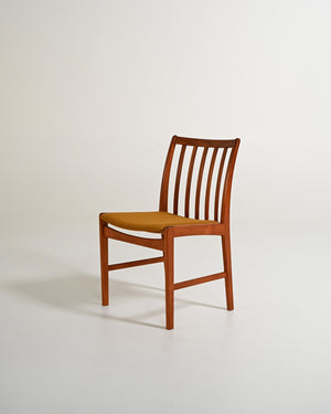 Set di 4 sedie in teak, Scandinavia, anni '60