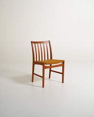 Set di 4 sedie in teak, Scandinavia, anni '60