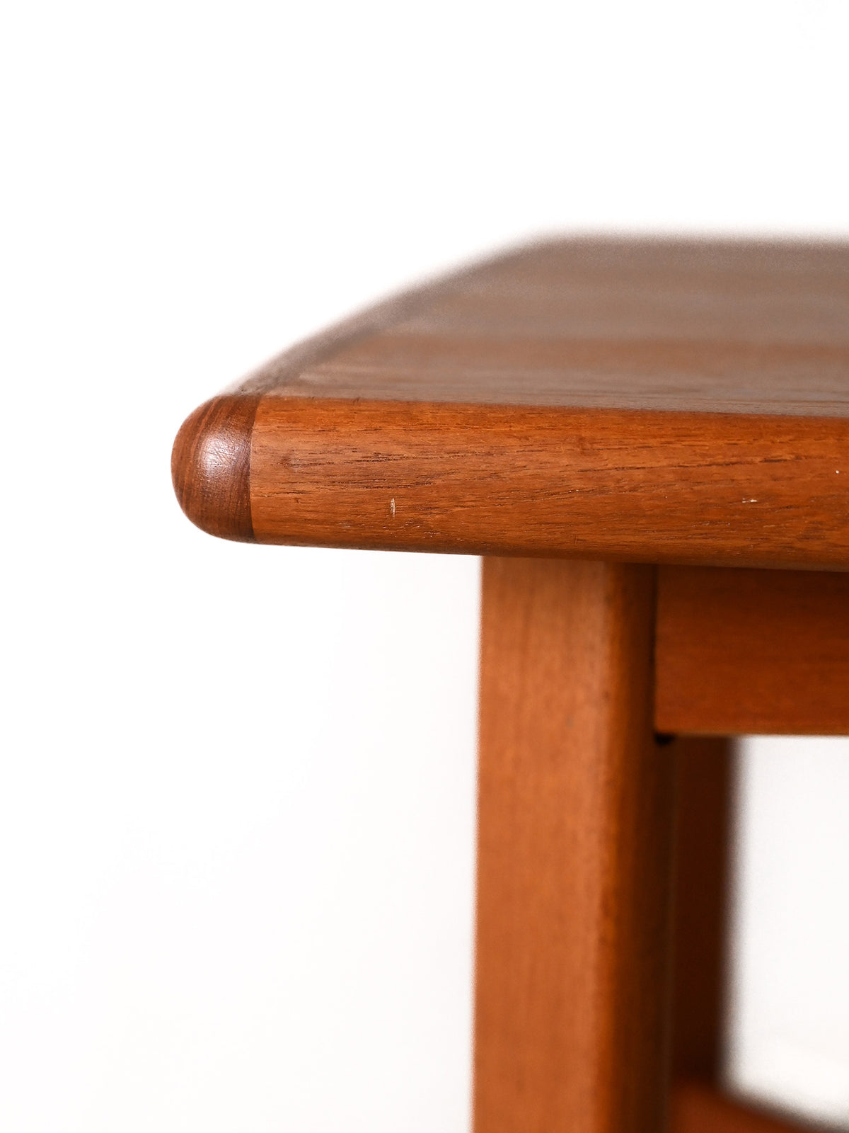 Tavolino quadrato in teak prodotto in Danimarca
