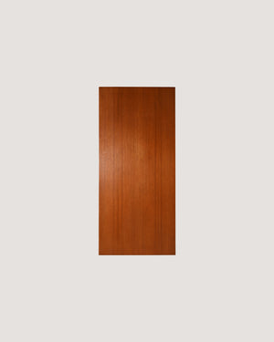 Scrivania scandinava in teak con sei cassetti, anni '60