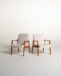 Poltrone scandinave in teak, anni '50/'60
