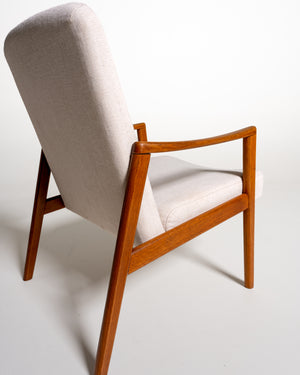 Poltrone scandinave in teak, anni '50/'60