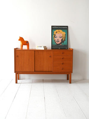 Sideboard scandinavo anni 50/60 in teak