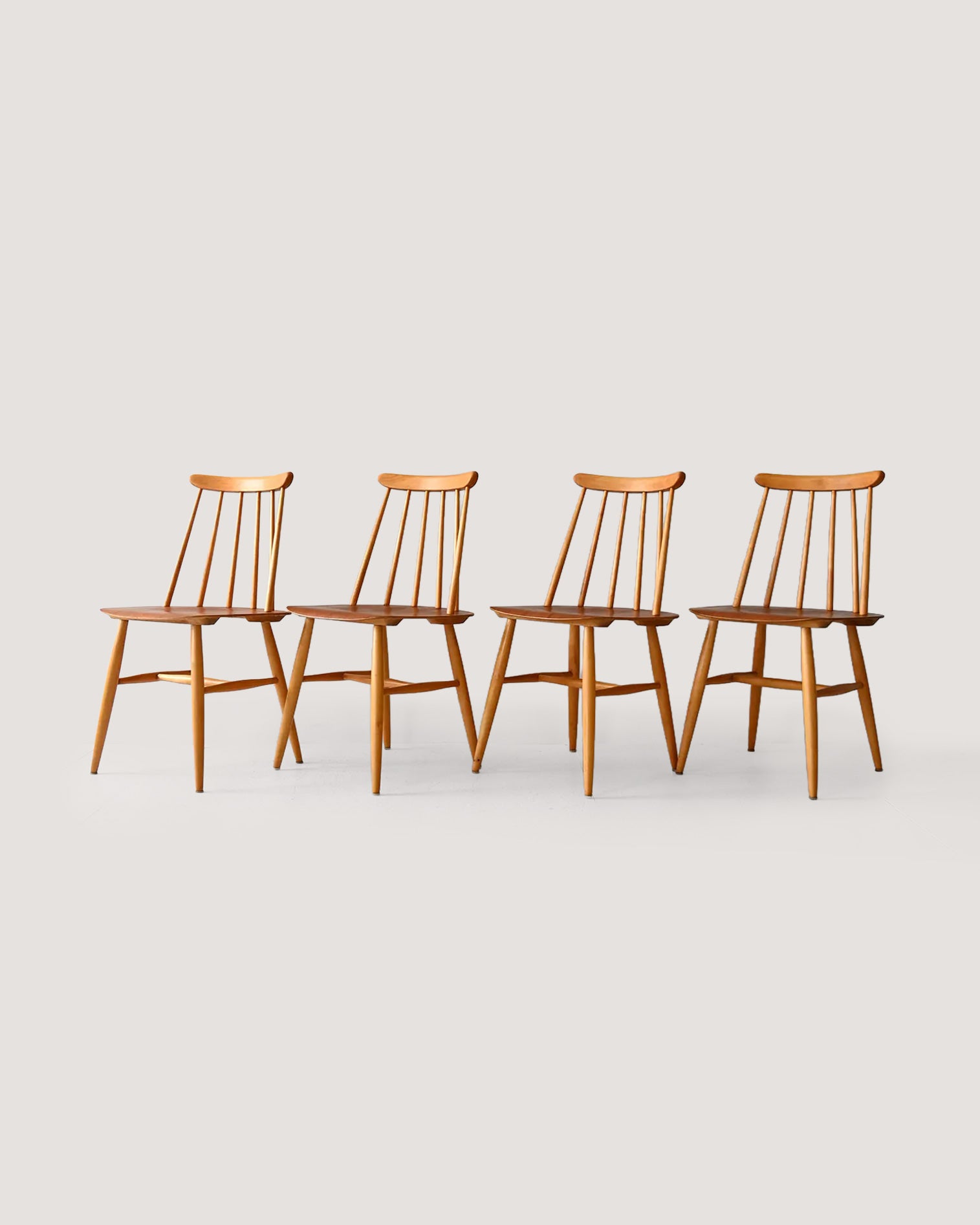 Set 4 sedie Fanett di Tapiovaara originali anni 60