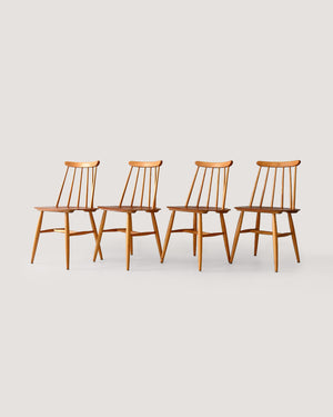 Set 4 sedie Fanett di Tapiovaara originali anni 60