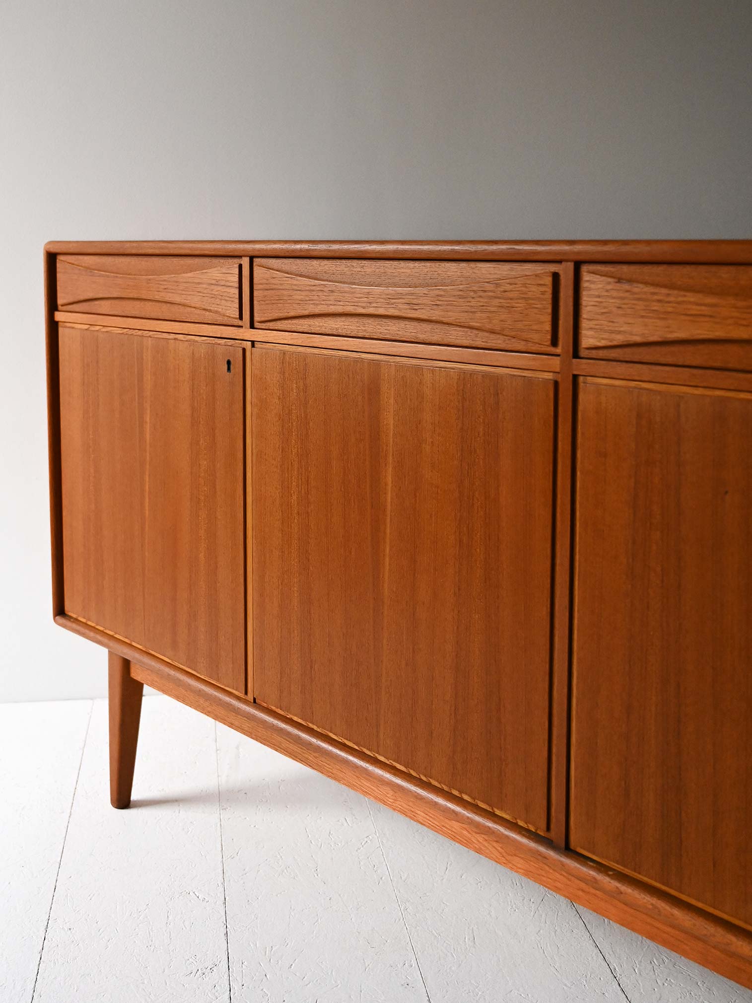 Sideboard scandinavo teak ModelFabriken anni ’60 5