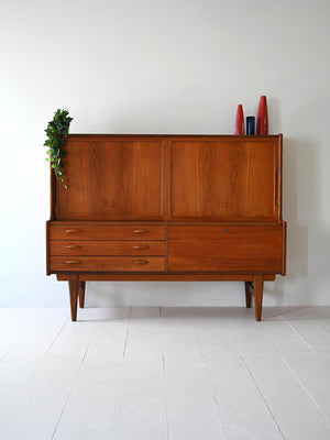 Sideboard scandinavo in teak anni '60