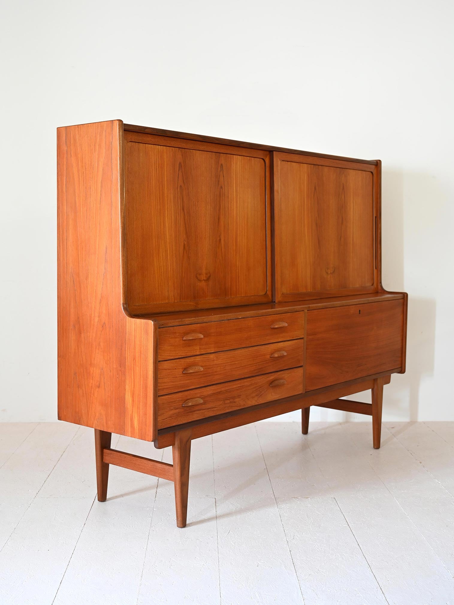 Sideboard scandinavo in teak anni '60 4