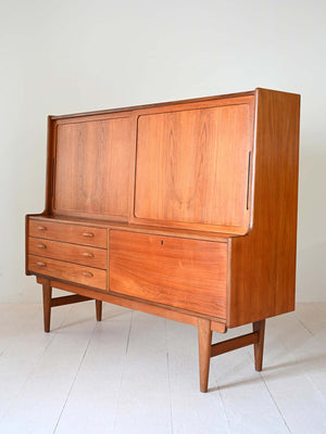 Sideboard scandinavo in teak anni '60 5