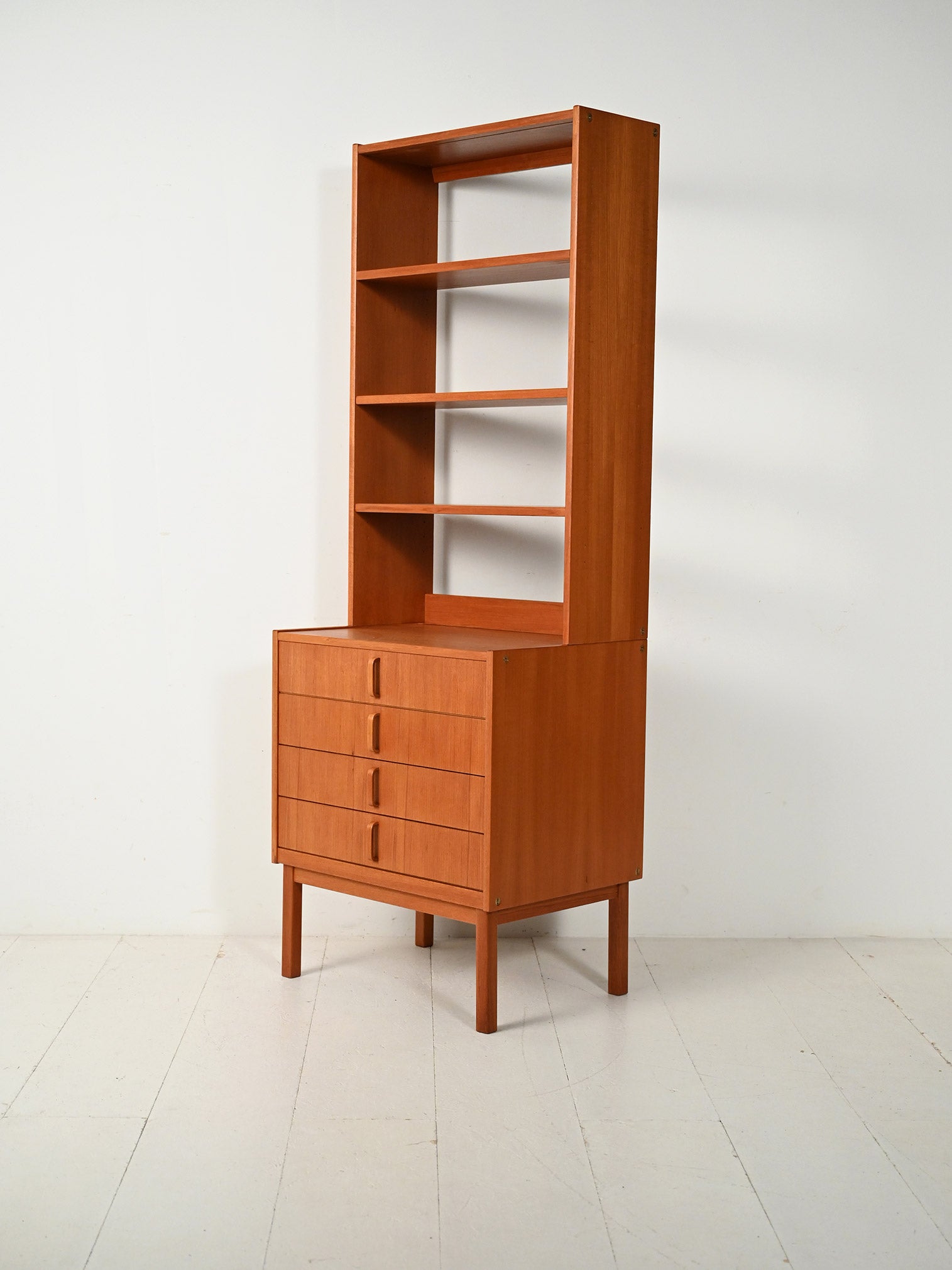 Libreria scandinava in teak di Bertil Fridhagen per Bodafors, anni ’60 3