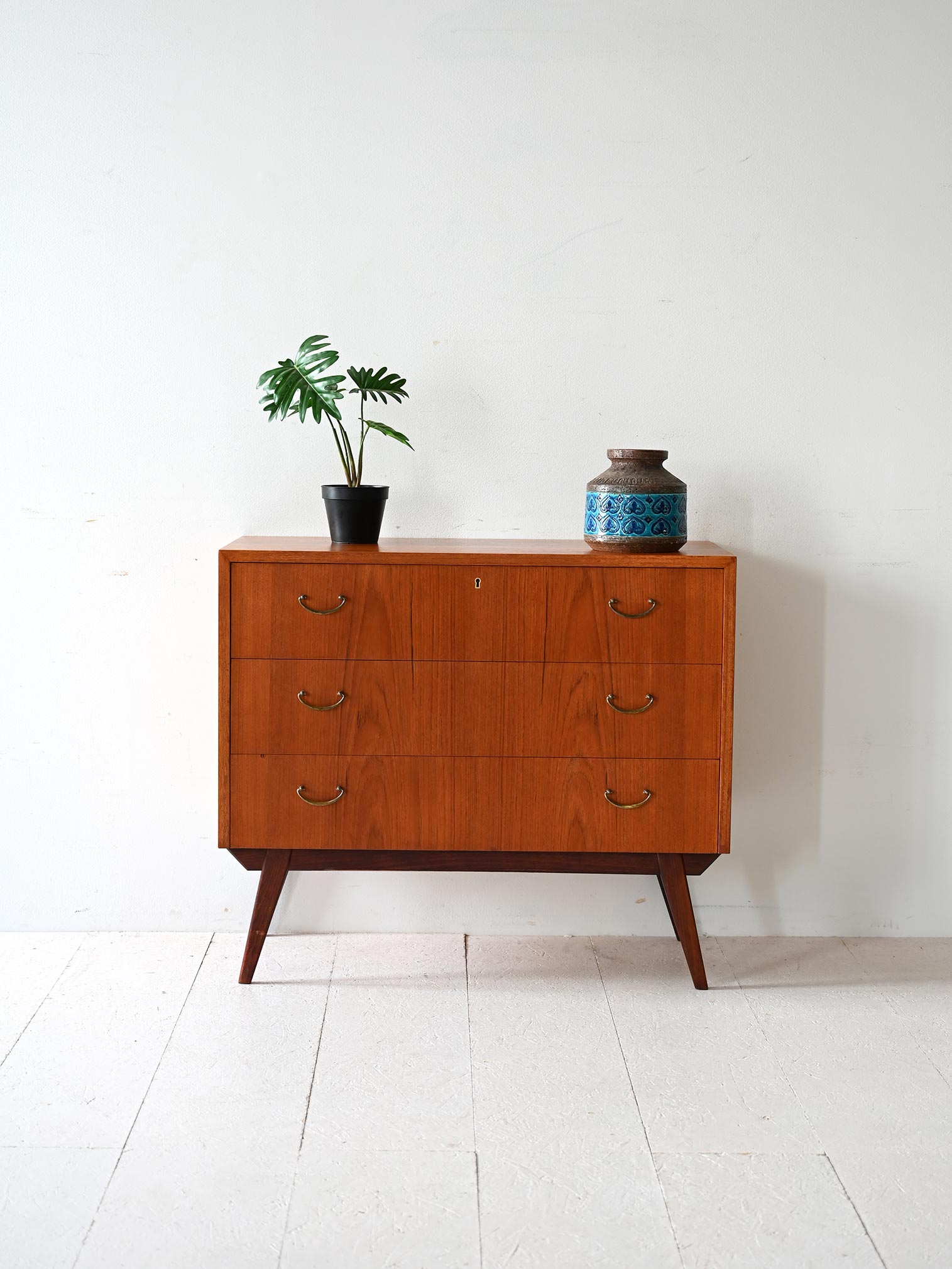 Cassettiera scandinava in teak