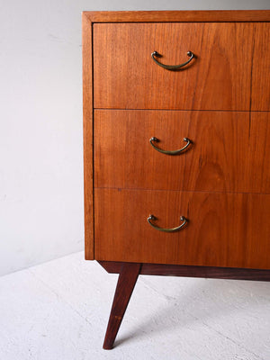 Cassettiera scandinava in teak 4
