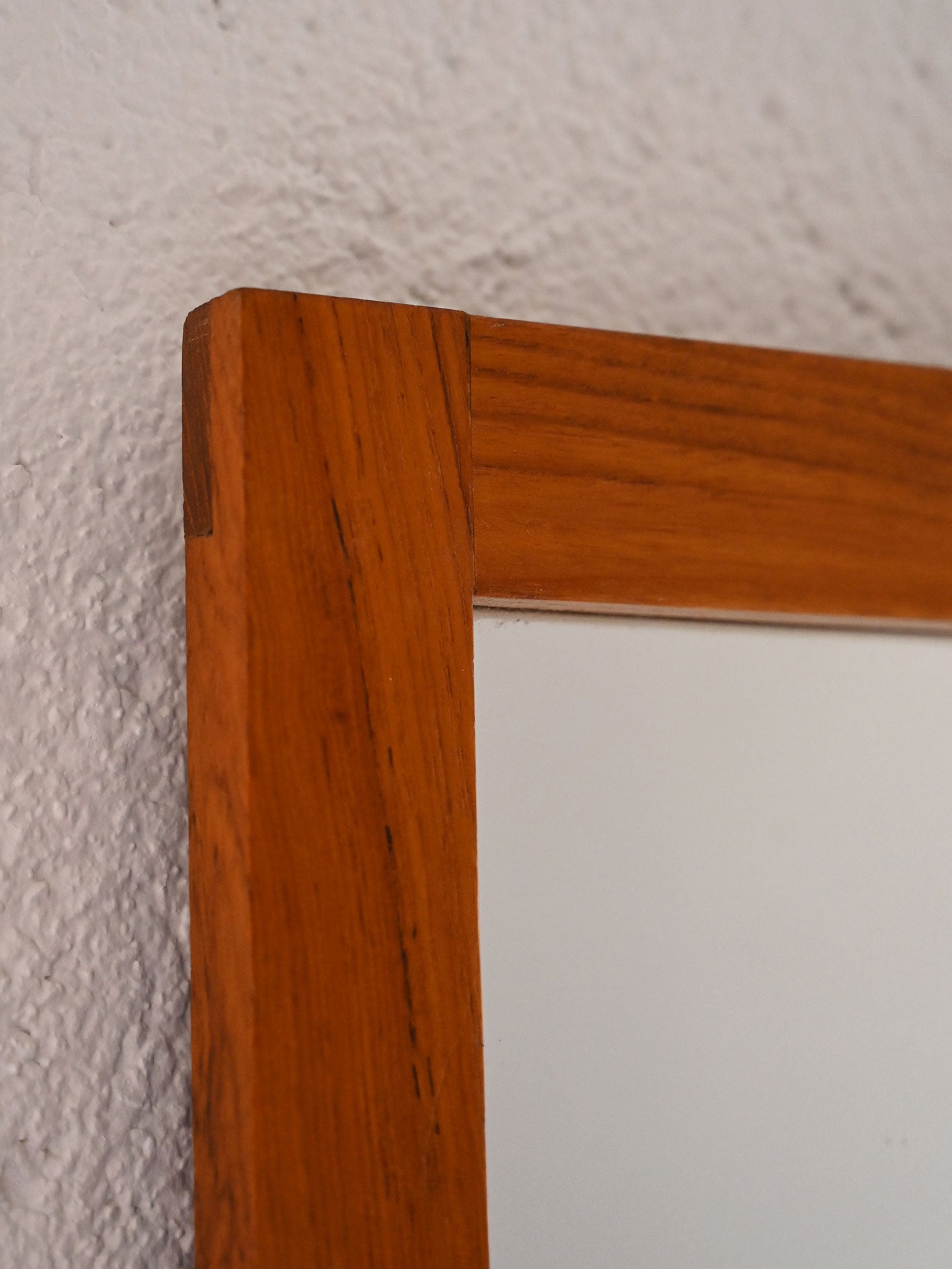 Specchio danese in teak anni '60 – Cornice in legno vintage 2
