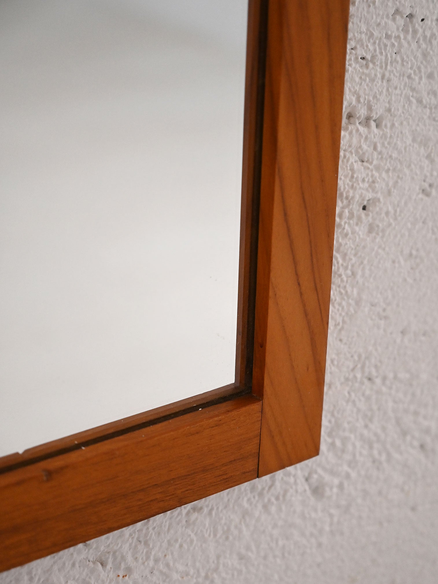 Specchio danese in teak anni '60 – Cornice in legno vintage 3