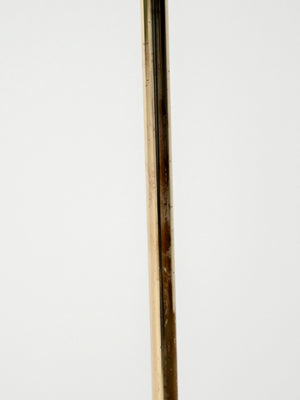 Lampada da terra scandinava in ottone e metallo cromato, anni 60/70 5