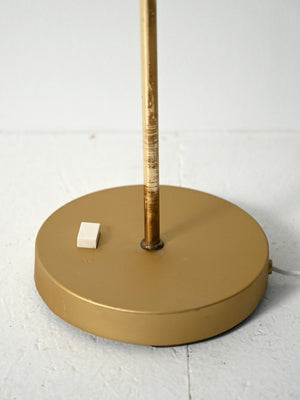 Lampada da terra scandinava in ottone e metallo cromato, anni 60/70 6