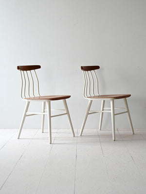 Coppia di sedie nordiche in legno 3