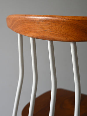 Coppia di sedie nordiche in legno 8