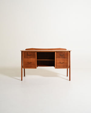 Scrivania scandinava in teak, anni '50