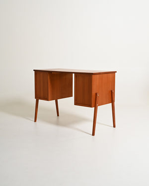 Scrivania scandinava in teak, anni '50