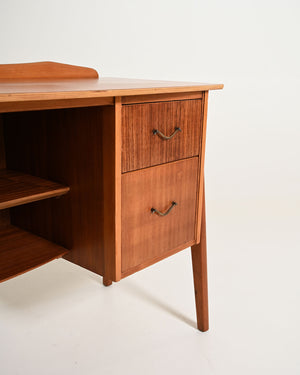 Scrivania scandinava in teak, anni '50