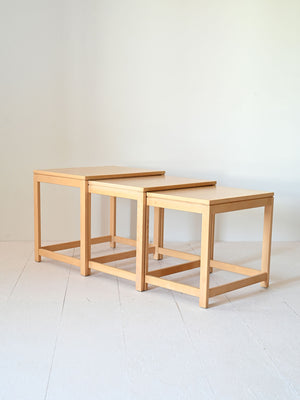 Set di tavolini a nido scandinavi 2