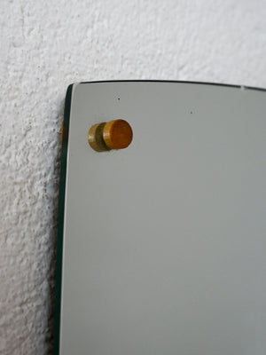 Specchio scandinavo vintage, anni '50 1
