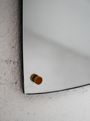 Specchio scandinavo vintage, anni '50 2
