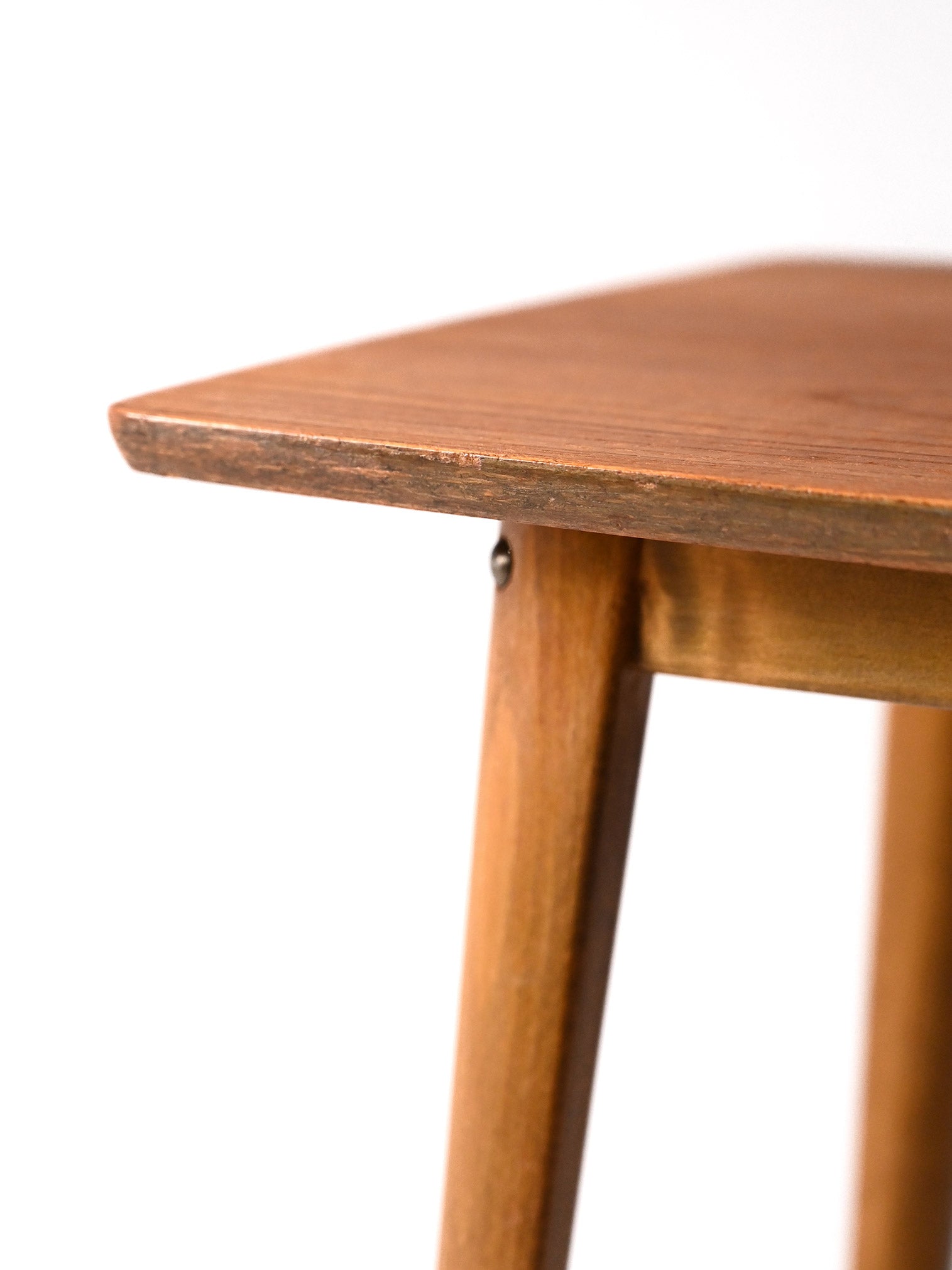 Tavolino scandinavo anni ’60 in teak e faggio