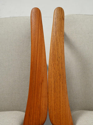 Coppia poltrone scandinave teak anni ’50–’60 11