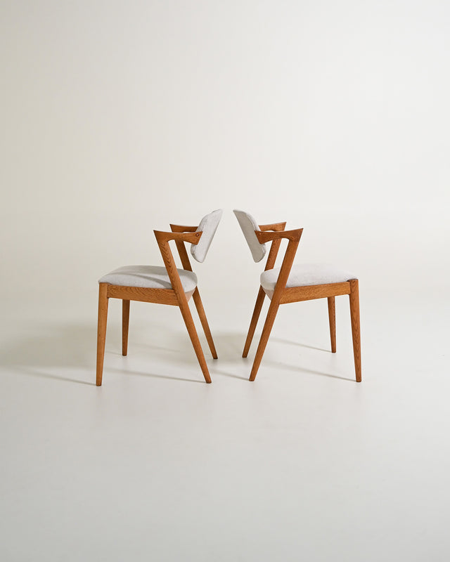 Set di 4 sedie modello “42” di Kai Kristiansen per Schou Andersen Møbelfabrik, Danimarca, anni '60