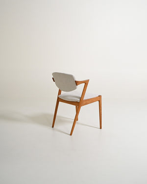 Set di 4 sedie modello “42” di Kai Kristiansen per Schou Andersen Møbelfabrik, Danimarca, anni '60