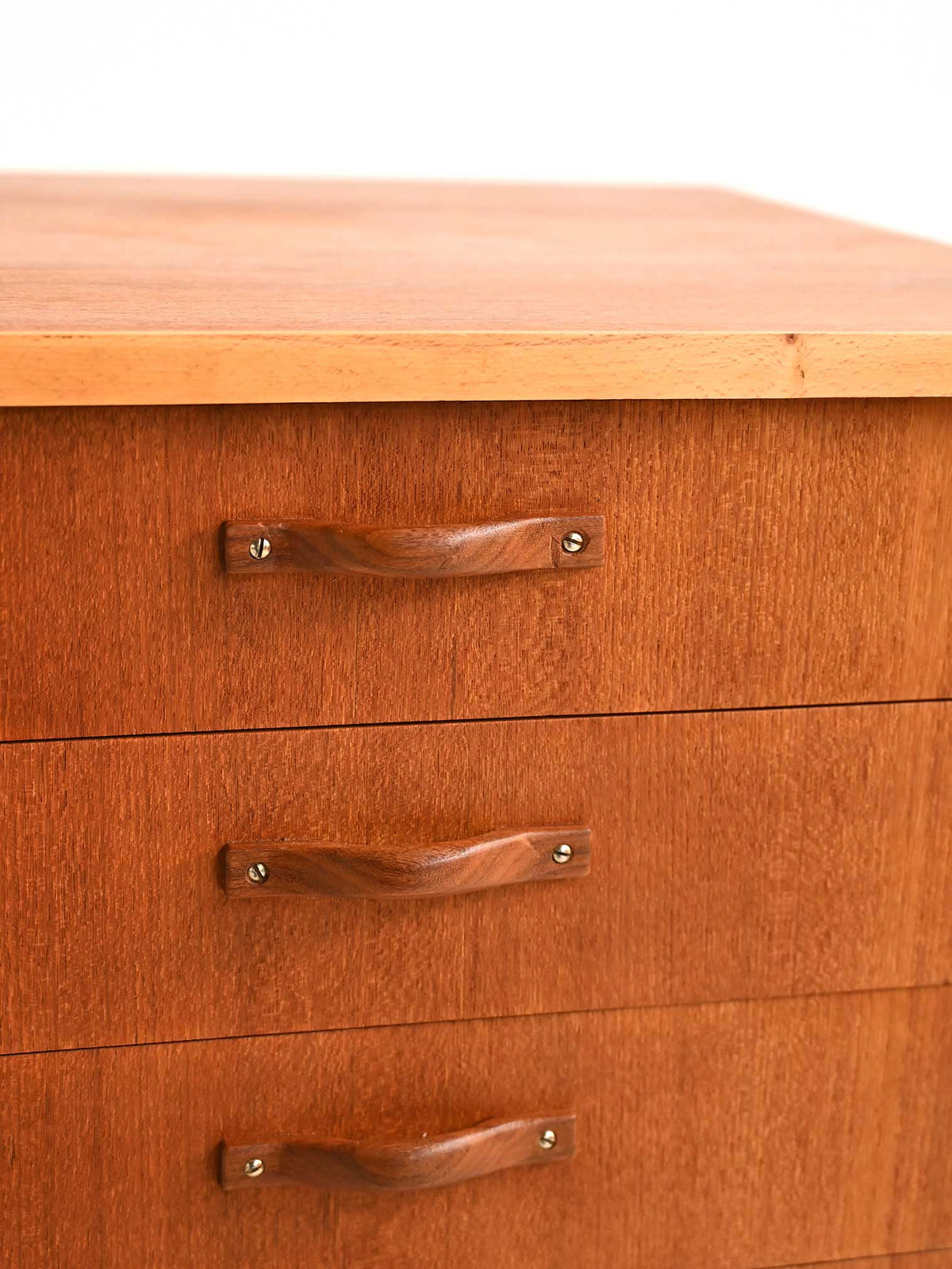 Sideboard scandinavo teak con piano estraibile anni ’60