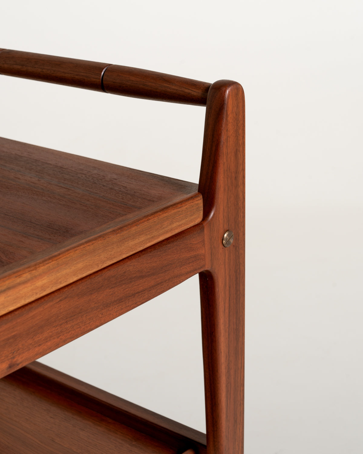 Carrello svedese in teak anni '50/'60