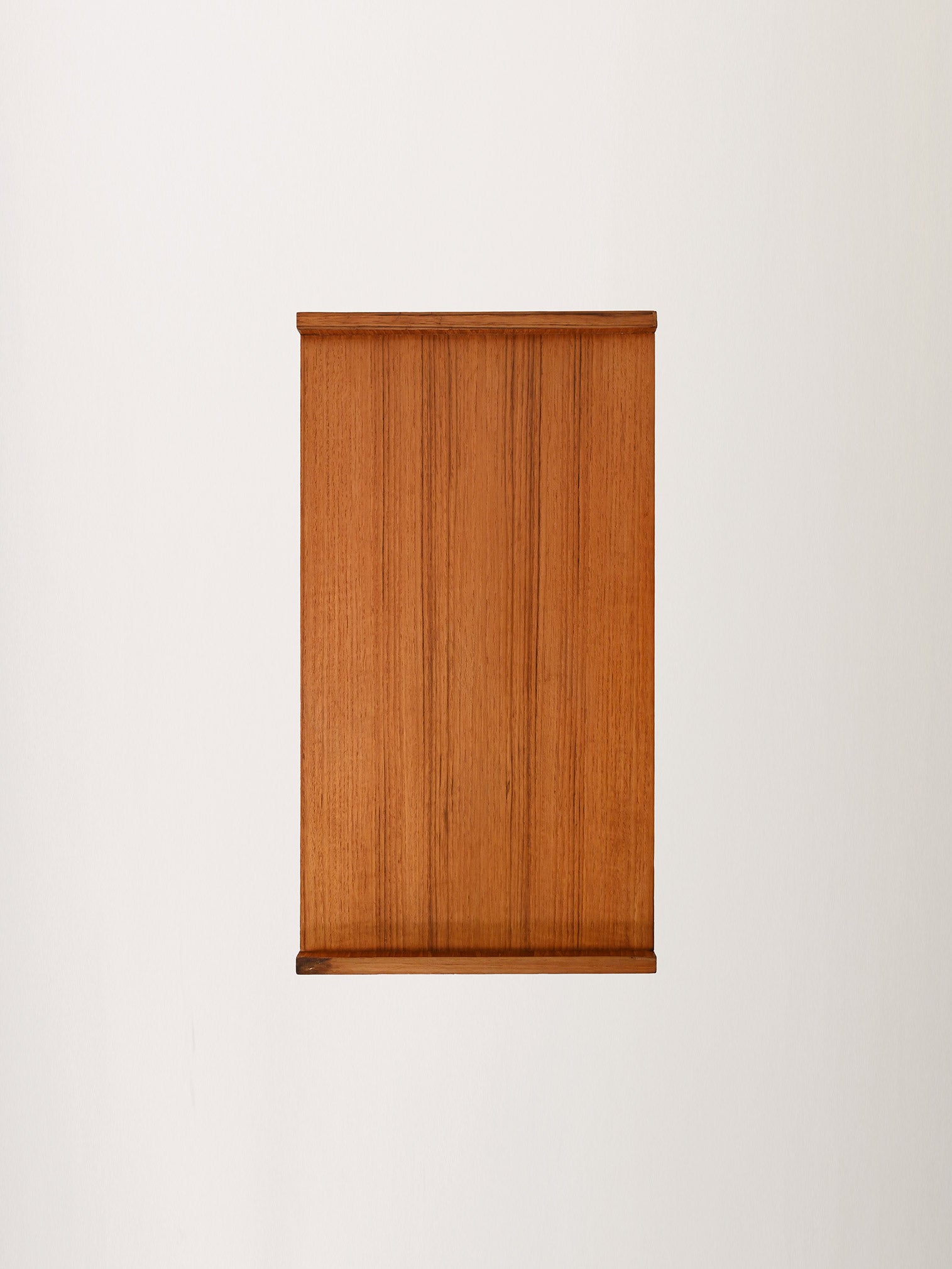 Comodino scandinavo in teak con due cassetti, anni Sessanta 9
