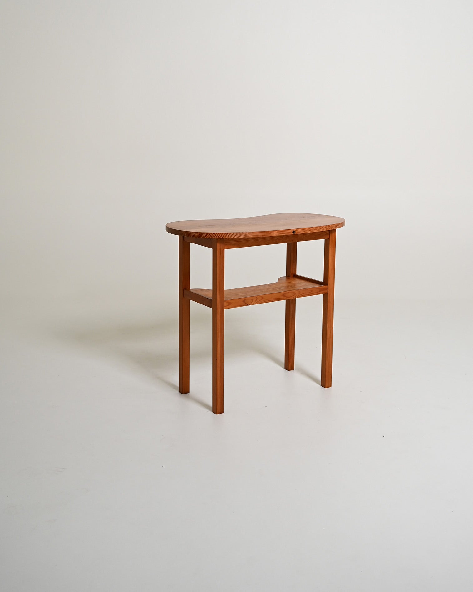 Consolle nordica in pino con ripiano, anni '50-'60