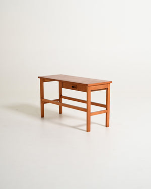 Tavolino scandinavo con cassetto, anni '60