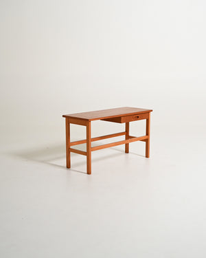 Tavolino scandinavo con cassetto, anni '60