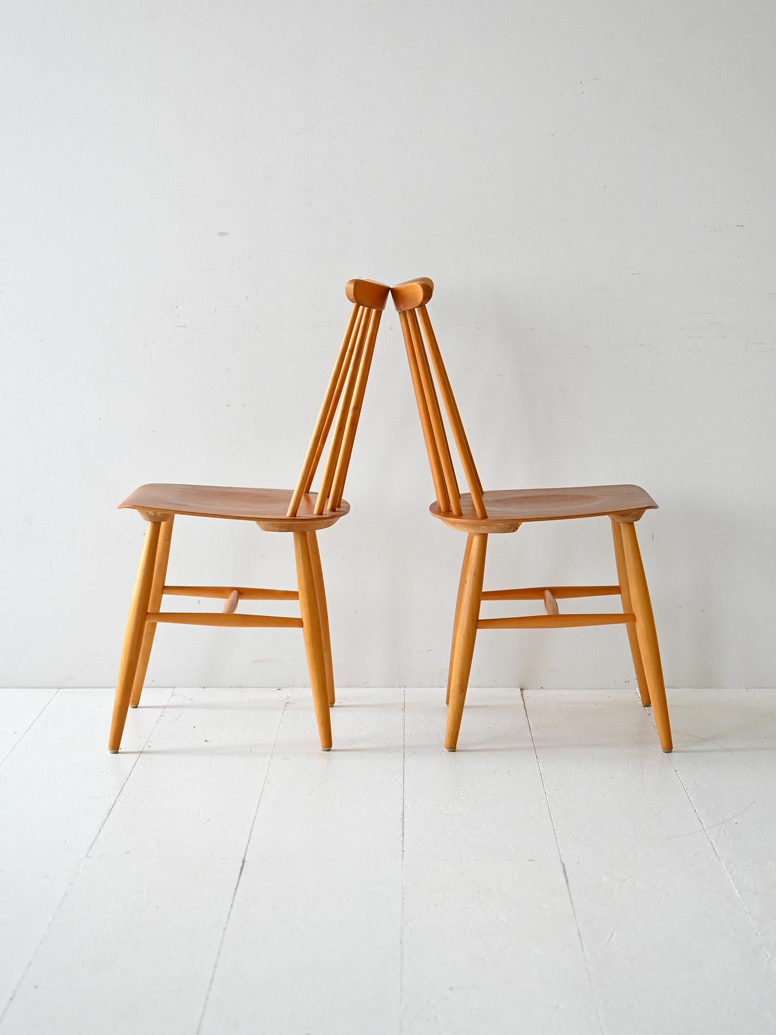 Set di 4 sedie scandinave Fanett di Ilmari Tapiovaara 2