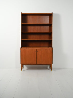 Libreria vintage di Bodafors con scrittoio estraibile 1