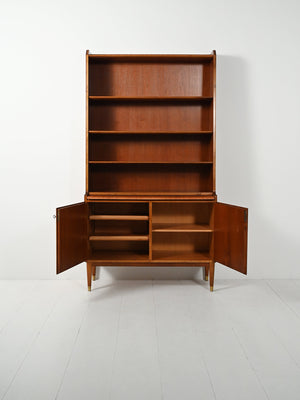 Libreria vintage di Bodafors con scrittoio estraibile 2
