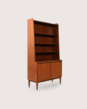 Libreria vintage di Bodafors con scrittoio estraibile