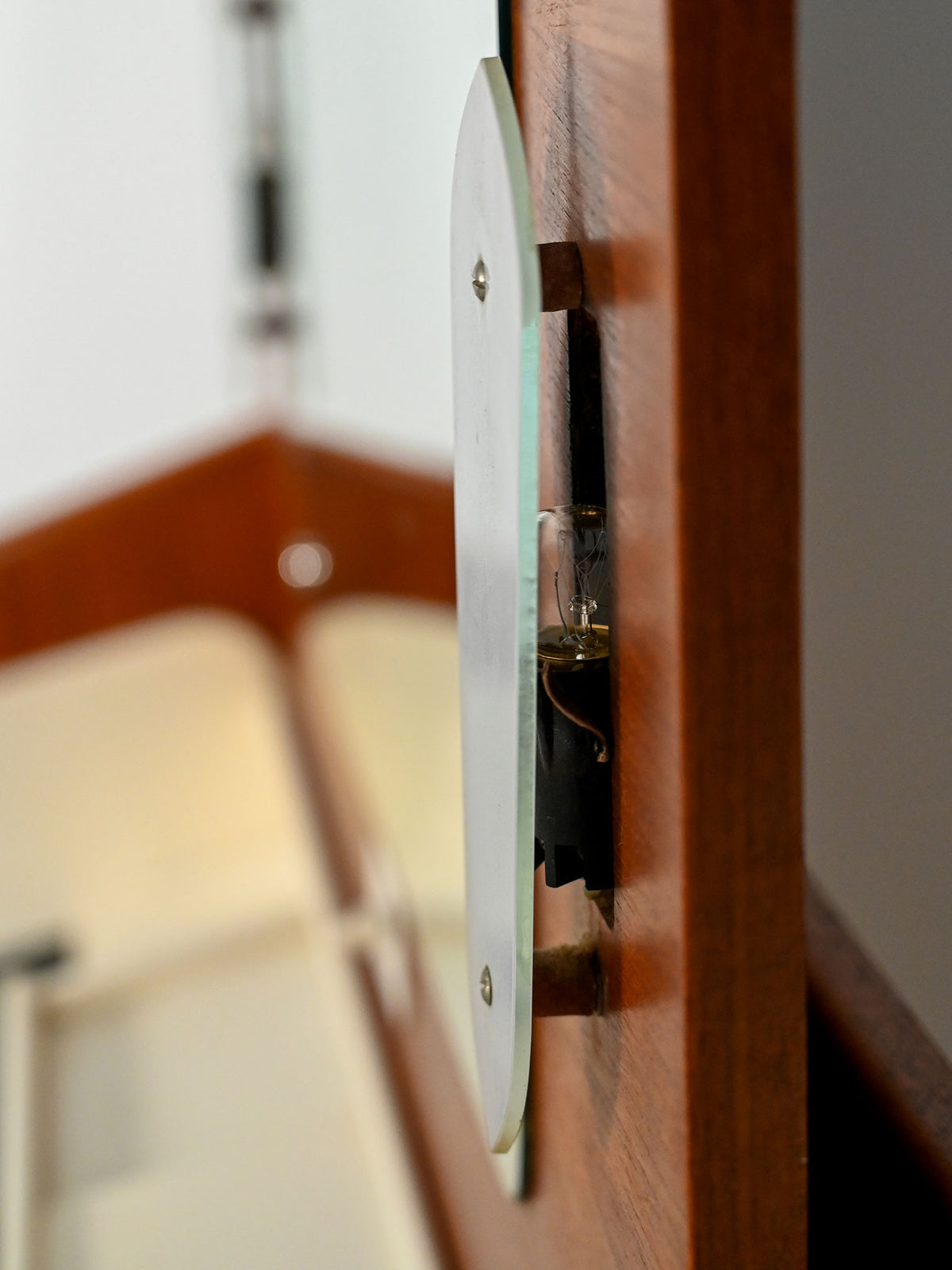 Toeletta con cassettiera scandinava in teak anni 50/60