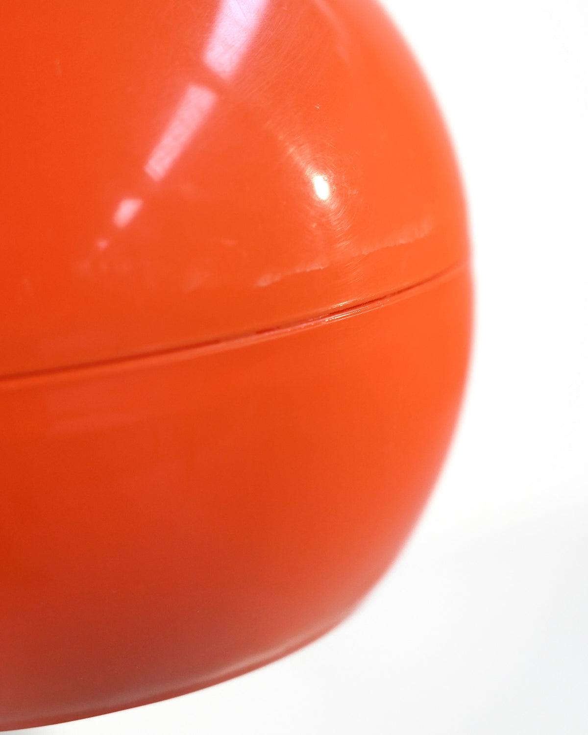 Lampada da soffitto in stile Space Age arancio, anni 60