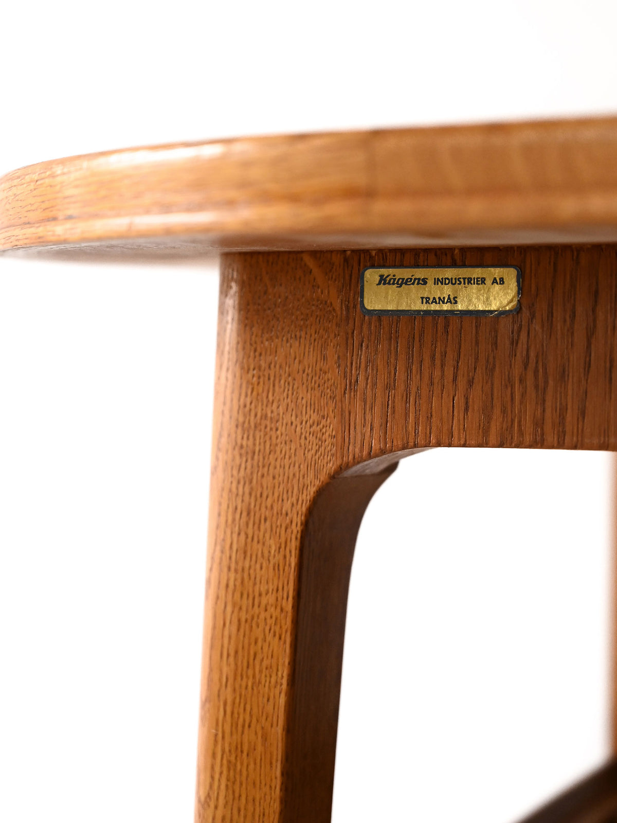Tavolino da salotto scandinavo anni 60 in rovere