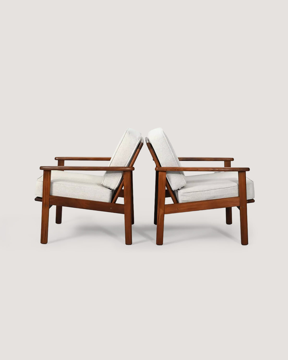Coppia poltrone danesi in teak