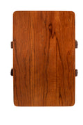 Tavolino a due livelli in teak e mogano, anni ’50